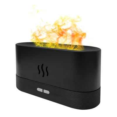 $20.99 • Buy 3D Flames Essential Oil Diffuser Aroma Humidifier 210ml USB Air Purifier Mist