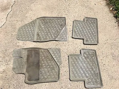 Oem Set Of 4 Tan All Weather Rubber Floor Mats 2001-2009 Volvo S60 S80  • $78.95