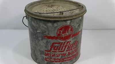 Vintage FRABILL'S Full Floating MIN-O-LIFE Minnow Fish Bait Bucket Pail • $28.95