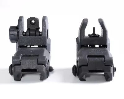 Sights Flip Up Front And Rear Polymer MTMFLRS05 • $16