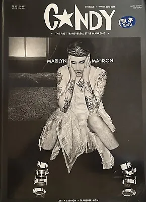 CANDY Transversal Magazine #7 2013-2014 1500 Copies Marilyn Manson • £59.99
