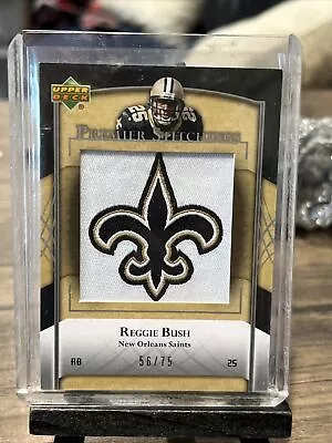 2007 UD Premier Stitchings Variation PS-83 Reggie Bush PATCH Saints 56/75 • $7.99