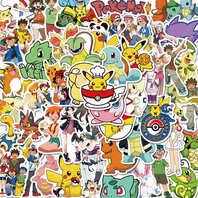 50pcs Pokemon Go P2 Decal Bomb Stickers Kids Gift Laptop Phone Bottle Skateboard • $3.79