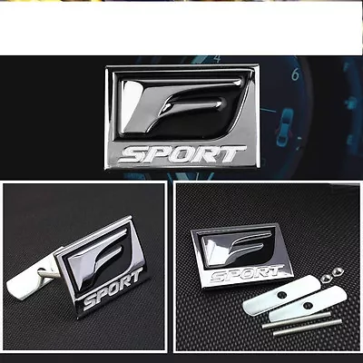 NEW 3D F-Sport Front Grille Metal Rally Racing F SPORT Badge Emblem USA SELLER • $13.99