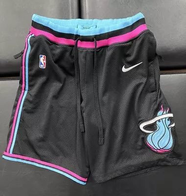 NBA Authentic Miami Heat Vice City Edition Official Courtside Collection Shorts • $119.99