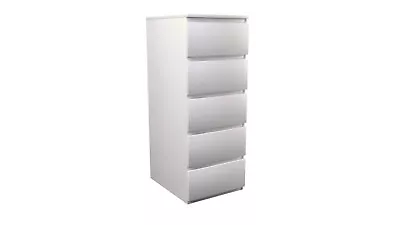 MODERN TALL - White Black Or Sonoma Oak - Tall Chest Of 5 Drawers - IKEA • £114.99