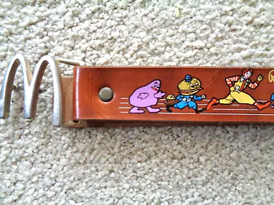 McDonald's Character Leather Belt • $24.95