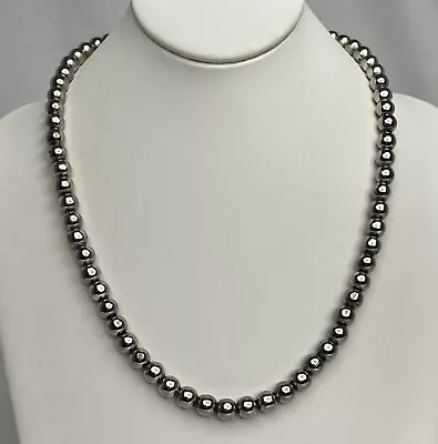 Mexican Sterling Silver Bead Necklace - 92655 • $98