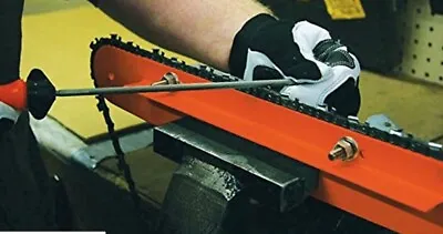 Chainsaw Filing Vise Clamp For Bench Sharpening Chains All Gauges • $29.88