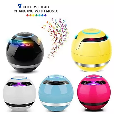 Portable Mini Speaker Music Box Magic Ball Wireless Bluetooth For IPhone Android • $10.99