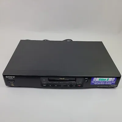 SONY EV-C25 Video8 8mm HiFi Stereo/ Player/ Recorder/ VCR Deck AS-IS/ FOR PARTS • $68.70