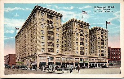 Vtg Portland Oregon OR Multnomah Hotel 1920s Old View Postcard • $2.99