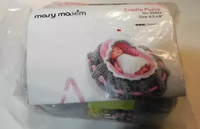 Mary Maxim Cradle Purse Crochet Kit #98423 New Opened Package • $19.24