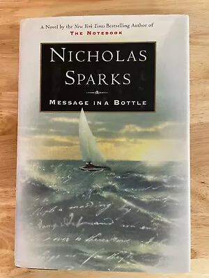 Message In A Bottle By Nicholas Sparks (1998 Hardcover) • $5