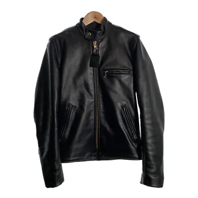 VANSON #2 Leather Single Riders Jacket Liner Black Size 34 • $553.11