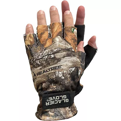 Glacier Glove Midweight Pro Hunter Windproof Fingerless Gloves - Realtree Camo • $19.99