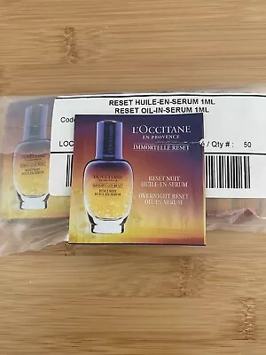 L’OCCITANE Immortelle Overnight Reset Serum -50 Samples • $39