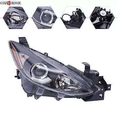 For 2014-2016 Mazda 3 Sport Hatchback Sedan Halogen Headlight Right Passenger RH • $90