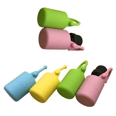 6PCS 5ML Essential Oil Holder Carrying Case 15ML Perfume Travel Case Silicone • $11.20