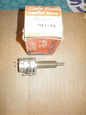            Nos 1951 Packard Volume Control Radio Switch 7259601 For Radio 416270 • $18