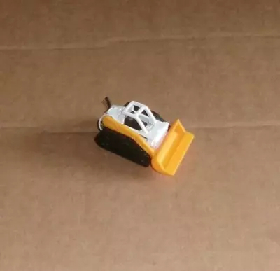 Matchbox - BDV71 Mini Dozer -  Diecast Model 2013 - White / Yellow No.4 • $3.73