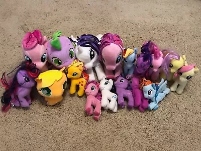My Little Pony G4 Mixed Lot Of 17!! 2010+ Plushies Friendship Is Magic Aurora  • $55