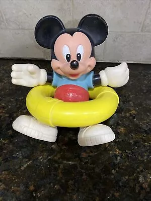 Rare Vintage  Disney Baby Mickey Mouse Floating Toy Tub Pool Figurine • $10