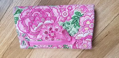 VERA BRADLEY Trifold WALLET PETAL PINK  RETIRED   • $16