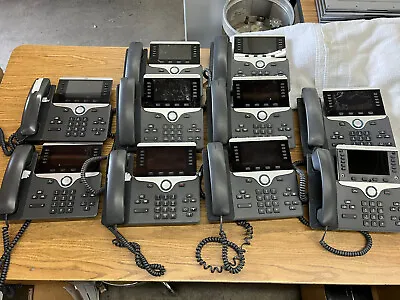 (Lot Of 10) Cisco 8811 & 8841 Series IP VOIP Office Business Phone *FOR PARTS* • $100