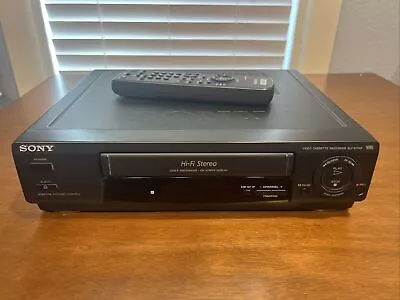 Sony VCR VHS SLV-678HF Player Recorder 4 Head Hi-Fi Stereo Tested W/ Remote • $54.99