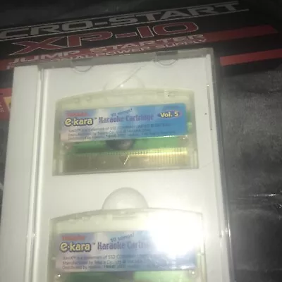 E-kara Karaoke Cartridges. Vol 3 & Vol 5 New • $25