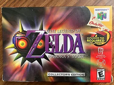 THE LEGEND OF ZELDA: MAJORA'S MASK N64 Complete Collector's Edition EXC COND • $219