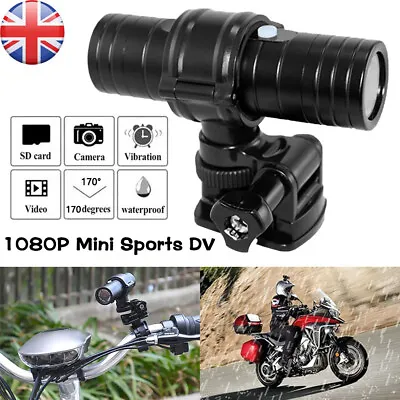 1MP 1080P Sports DV Wide Angle Motor Cycling Helmet Camera MC30 Sports Camera UK • £29.05