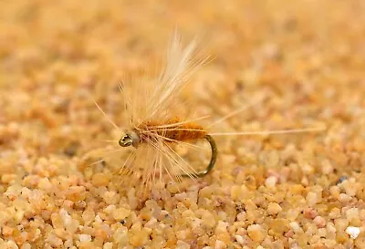 12 Flies - Sulphur Dry Fly - Mustad Signature Fly Fishing Hooks/Choose Size • $9.99