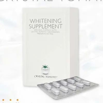 $154.84 • Buy Crystal Tomato Supplements Whitening Authentic Sunscreen Pills 30 Tablets Box