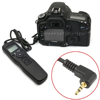 Time Lapse Intervalometer Remote Timer Shutter Fr Canon EOS 60D 550D 1000D 1100D • £13.95