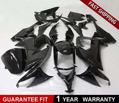 Bodywork Fairing Kit For KAWASAKI NINJA ZX-10R 2008-2010 09 ABS Black Glossy New • $349.08