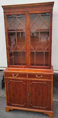 Yew Wood Bookcase / Display Unit • £120