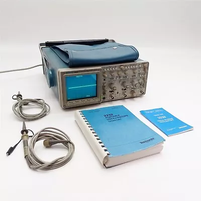 Tektronix 2232 100 MHz Digital Storage Analog 2-Channel Oscilloscope W/Probes • $199.99