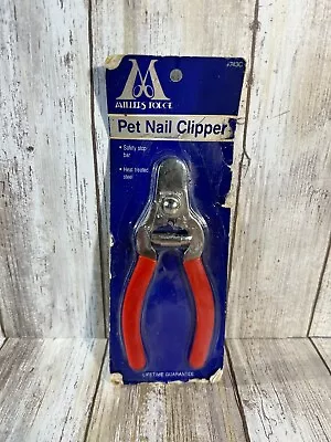 Pet Nail Clipper Millers Forge Red Handle #743C With Safety Bar • $5.25