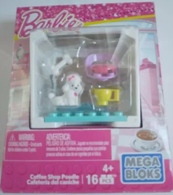Mega Bloks - Barbie - Coffee Shop Poodle NEW CNH92 • $8.99