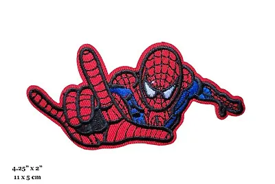 Spiderman Superhero Comic Movie Action Pose Embroidered Iron On Patch • $4.99