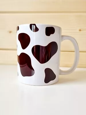 Cow Print Mug 11oz Coffee Mug Gift For Her Ceramic Mug Animal Print • £9.95