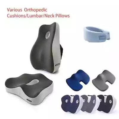 Memory Foam Office Chair Cushion Support Waist Pillow Massage Lumbar Back Pads • $105.11