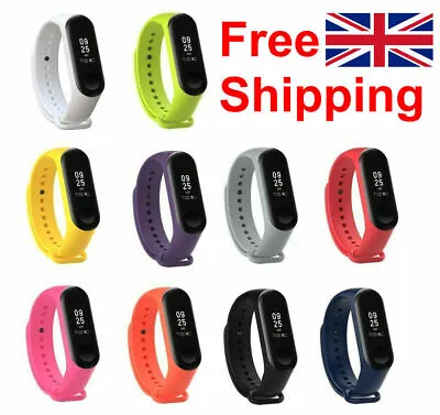 Fits Xiaomi Mi Band 4 Or 3 Bracelet Watch Band Wrist Band Strap Replacement • £6.99