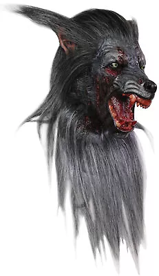 Black Wolf Latex Mask Ghoulish Werewolf Halloween Horror • $92.99