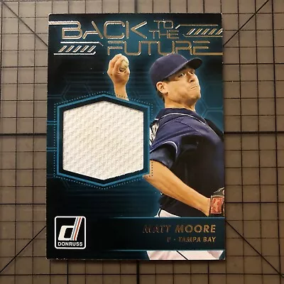 Matt Moore 2017 Panini Donruss Back To The Future Jersey Card #bfm-mm • $3