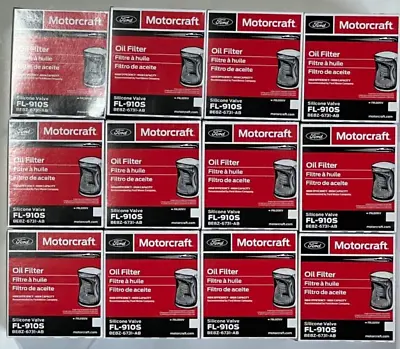 New Case Of 12 Motorcraft FL910S Oil Filters FL910SB12 • $69.95