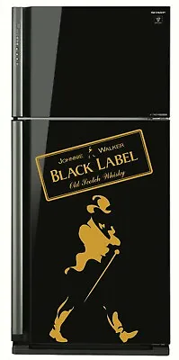 Johnnie Walker Black Label Fridge Bar Scotch Whisky Sticker Decal 1000 X 550mm • $50