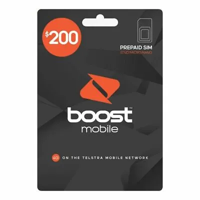 $165 • Buy Boost Mobile $200 Prepaid SIM Starter Kit